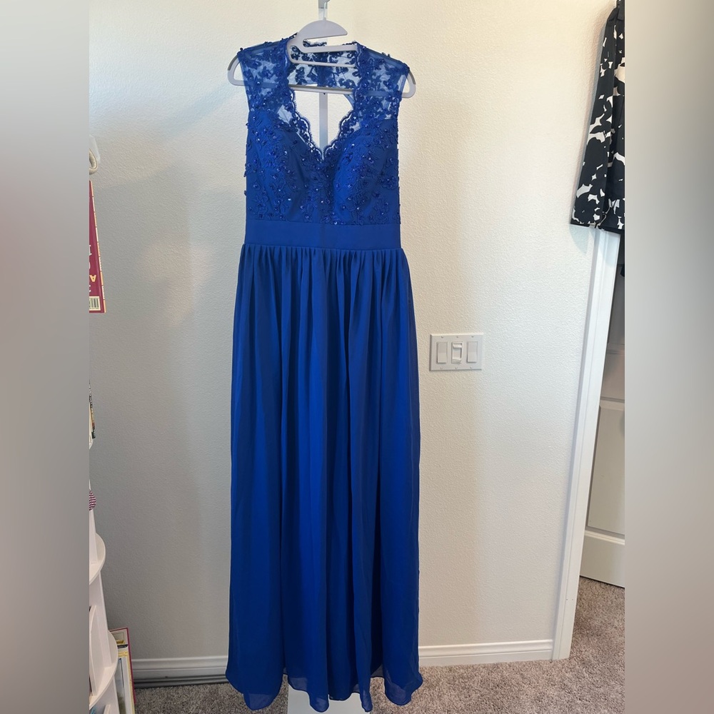 Sapphire Blue Gown